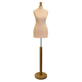 Female cream toro with lightwood round ase